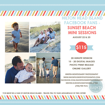 Hilton Head Island Beach Mini Photo Sessions
