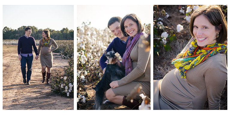 Charlotte Maternity Photography, Charlotte Cotton Field Maternity Session, Sunset Maternity Photography