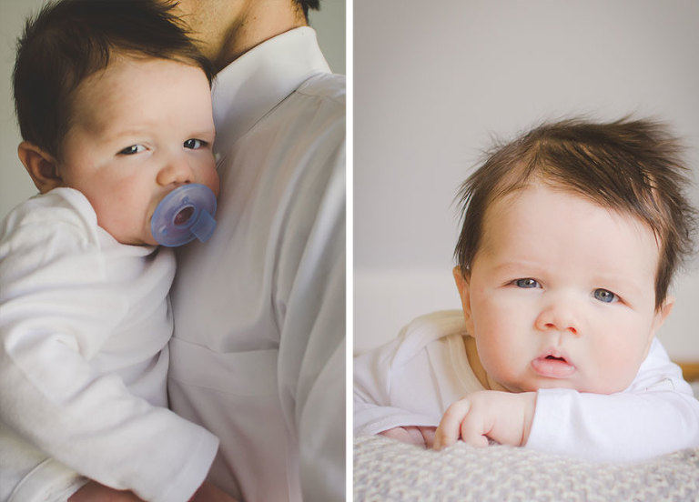 Three Month Photos, Baby Boy and Dad Photo
