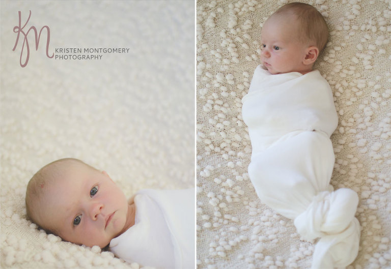 Newborn and Big Sibling Photos, Swaddled Newborn, Natural Light Newborn Photo